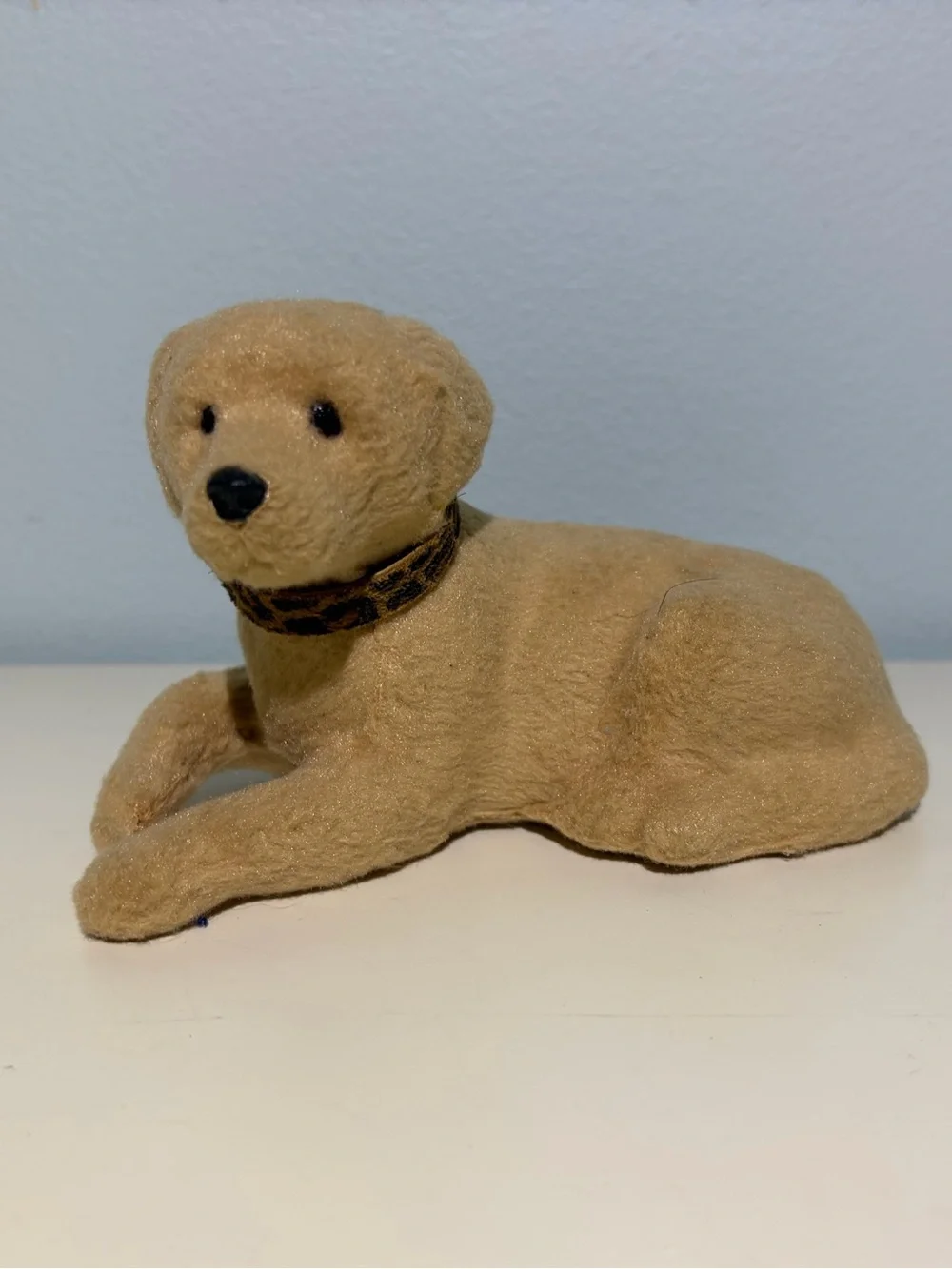 Set of 2 Barbie Doll or 11” Doll Yellow Labrador Retriever Pet Dog Figurine Toys